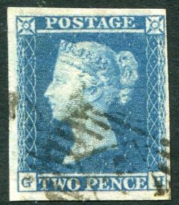 1841 2d Violet Blue (Early Stage) GH Plate 4  Sg Spec ES17 FINE USED V80598