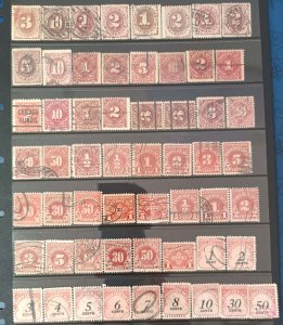 Small Collection Postage Due Lot