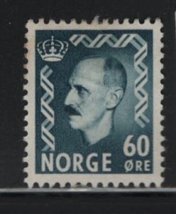 NORWAY, 316, HINGED, 1950-51, KING TYPE