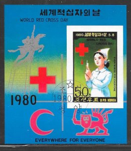 North Korea 1932: 50ch Nurse, CTO, imperf
