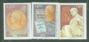 Chile #601-3 Mint (NH) Single (Complete Set)