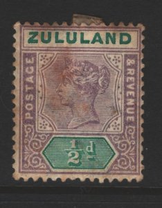 Zululand Sc#15 MH - very tan gum