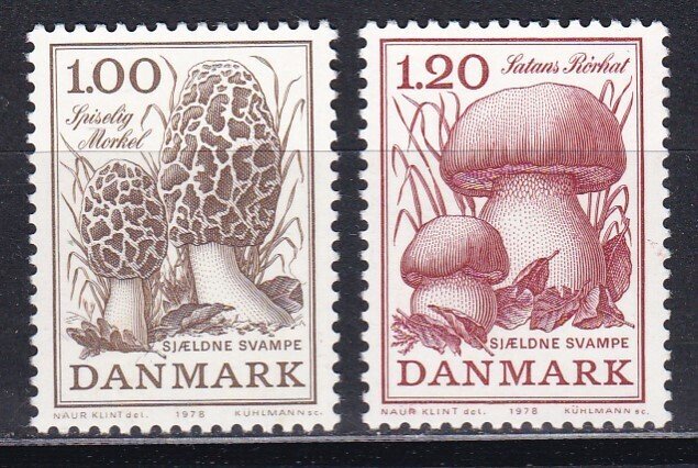 Denmark, Mushrooms MNH / 1978
