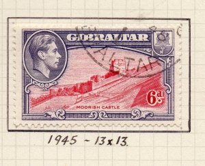 Gibraltar 1938-51 Early Issue Fine Used 6d. NW-159568