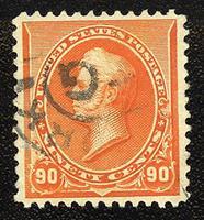 #229, VF/XF-Used. Minute thin