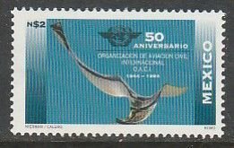 MEXICO 1901, ICAO, 50th ANNIVERSARY. MINT, NH. VF.