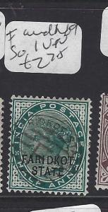 INDIA FARIDKOT  (PP2410B)  QV  1/2A   SG 1   VFU