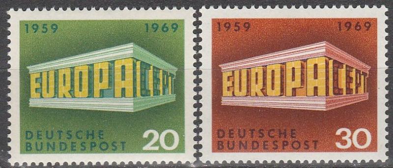 Germany #996-7  MNH  (S9312)