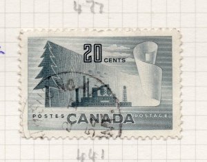 Canada 1952-55 Early Issue Fine Used 20c. NW-217505