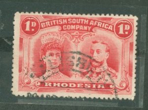 Rhodesia (1890-1923) #102v Used Single