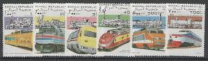 SOMALIA 1997 RAILWAYS MNH