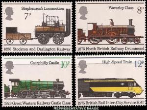 Great Britain Scott 749-752 Mint never hinged.