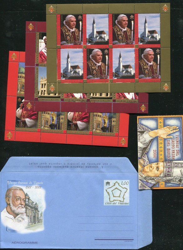 Vatican City 1345-1373 With Sheets and Booklet all MNH 2007 Year Set