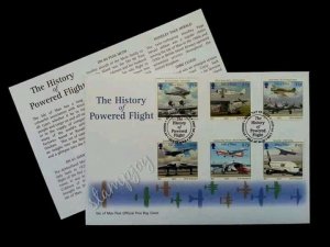 Isle Of Man History Of Powered Flight 2003 Aviation Aircraft (FDC) *see describe