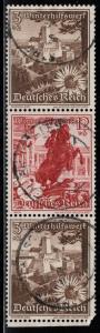 Germany Scott # B123 (2), B128, used, se-tenant, Mi # S252