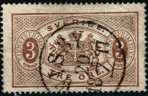 Sweden SC O1  Used F-VF hr SCV $42.50... Great Value!