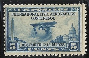 650 5c MNH Fine Centering