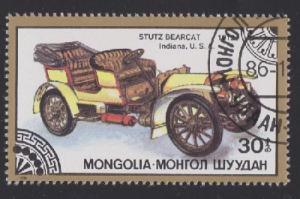 Mongolia Stutz Bearcat Vintage Car from 1986 - Used CTO single