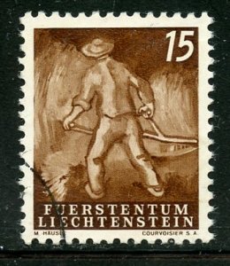 Liechtenstein #  249, Used. CV $ 5.00