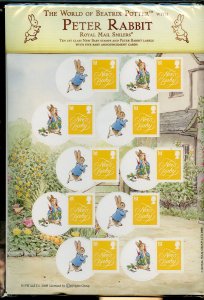 GREAT BRITAIN FLOWER FAIRIES FRIENDS SMILERS SHEET OF 10 SEALED ROYAL MAIL PACK