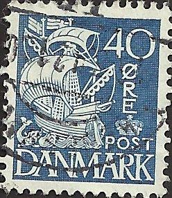 DENMARK -  #238J - Used - SCV-0.25