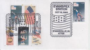 2003 USA Old Glory (Scott 3776) Pictorial Evansville IN CG