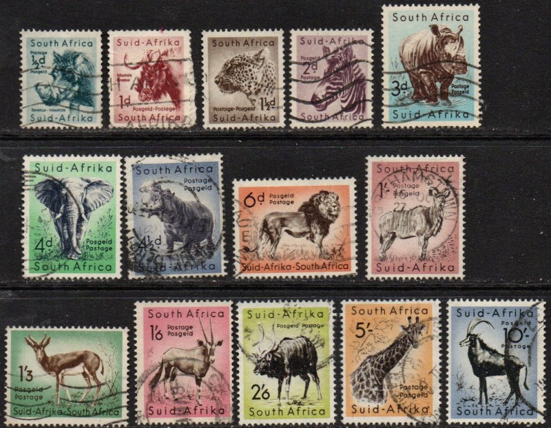 South Africa Sc #200-213 Used