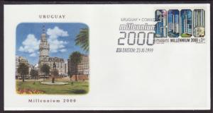 Uruguay Millennium 1999 U/A FDC BIN