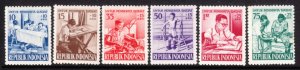Indonesia 1957 Sc B98-103 Invalids MNH
