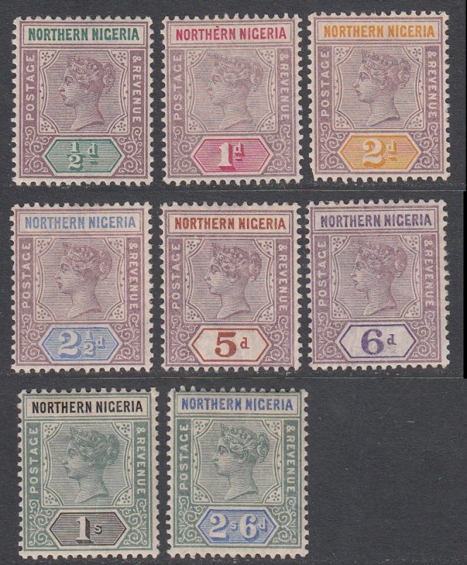 Northern Nigeria 1-8, SG1-8 MLH / MVLH Short Set CV $316.00