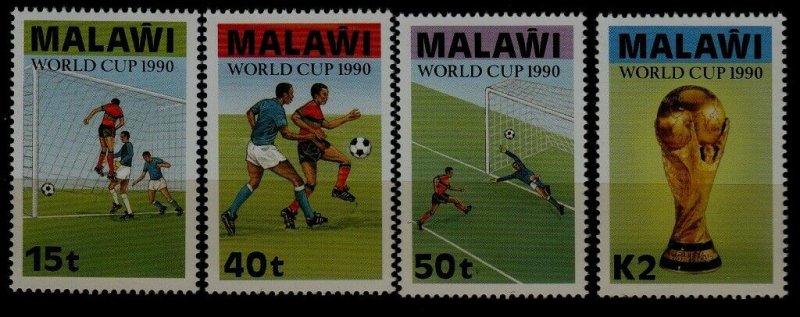 Malawi 566-69 MNH Football-90 SCV16.75