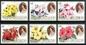 NIUE - 1981 - Flowers, Definitives High Values - Perf 6v Set - Mint Never Hinged