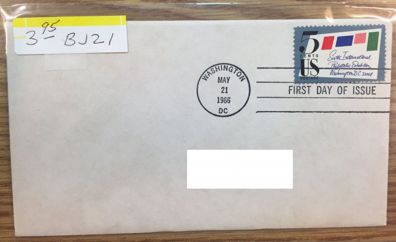 US #1310 SIPEX First Day Cover (FDC)