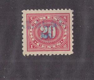 REVENUE STAMP: #R263 used Very Bold Color! AS NICE AS IT GETS!