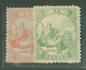 Liberia #13/15 Unused