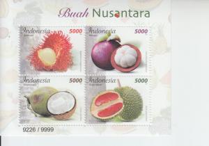 2017 Indonesia Fruit SS (Scott 2474) mnh