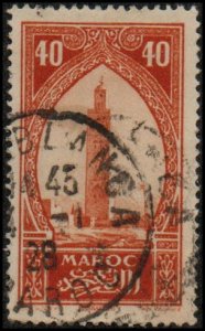 French Morocco 102 - Used - 40c Koutoubiah, Marrakesh (1923)