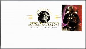 OAS-CNY 5192 FDC 2007 STAR WARS DARTH VADER SCOTT 4143a