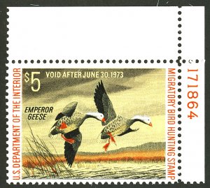 U.S. #RW39 MINT PL# SINGLE OG NH