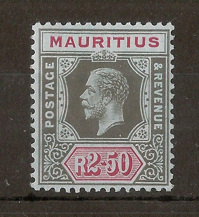 Mauritius 1916 2R50 SG202 Mint Cat£45