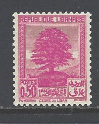 Lebanon Sc # 138 mint hinged (RS)