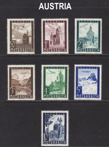 Austria Scott C47-53 complete set F to VF mint OG NH.