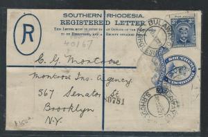 SOUTHERN RHODESIA (P2308B) KGV RLE UPRATED 3D ADMIRAL TO USA