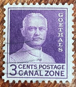 Canal Zone #117 Used Single Maj General G W Goethals Nice Cancel SCV $.25