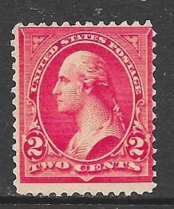 USA 267: 2c Washington, Type III, wmk, unused, NG, F