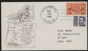 Just Fun Cover #964 on STAMPEX SALEM OR. OCT/20/1968 Cover. (A703)