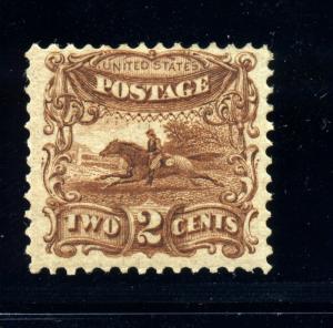 Scott #113-E3d Post Rider Essay with No Grill  w/PF Cert (Stock #113-E3d (2))