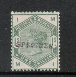 Great Britain SG #196s Mint Fine Original Gum Hinged With Specimen Overprint