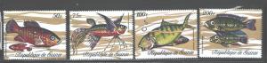 Rep. DE GUINEE1971 MARINE LIFE - FISH  #570 - 581 MNH