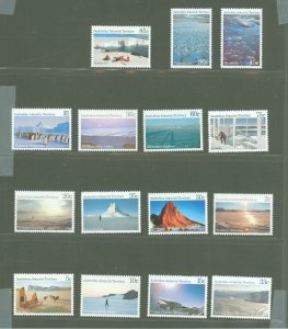 Australian Antarctic Territory #L60-L74  Single (Complete Set) (Landscapes)